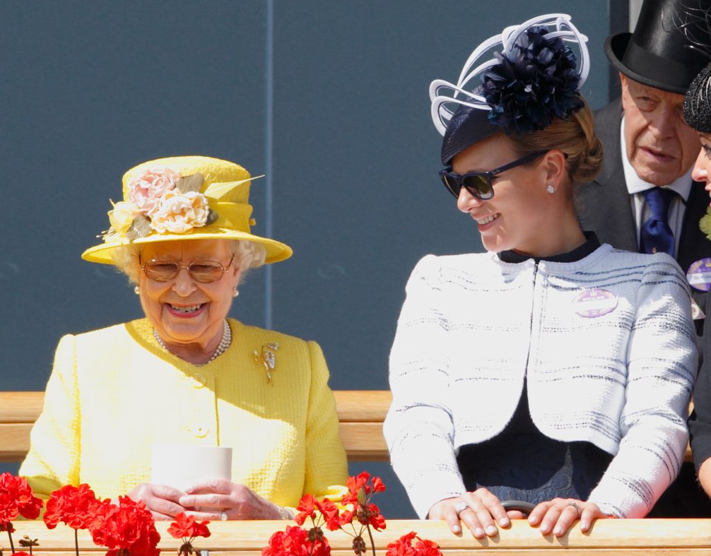 ASCOT, UNITED KINGDOM - JUNE 19: (EMBARGOED FOR PUBLICATION IN UK NEWSPAPERS UNTIL 48 HOURS AFTER CREATE DATE AND TIME) Queen Elizabeth II and Zara Phillips attend day 4 of Royal Ascot at Ascot Racecourse on June 19, 2015 in Ascot, England. 