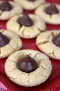 Peanut Butter Blossom Cookies for National Peanut Butter Cookie Day