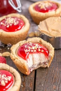 Peanut Butter & Jelly Cookie Cups for National Peanut Butter Cookie Day