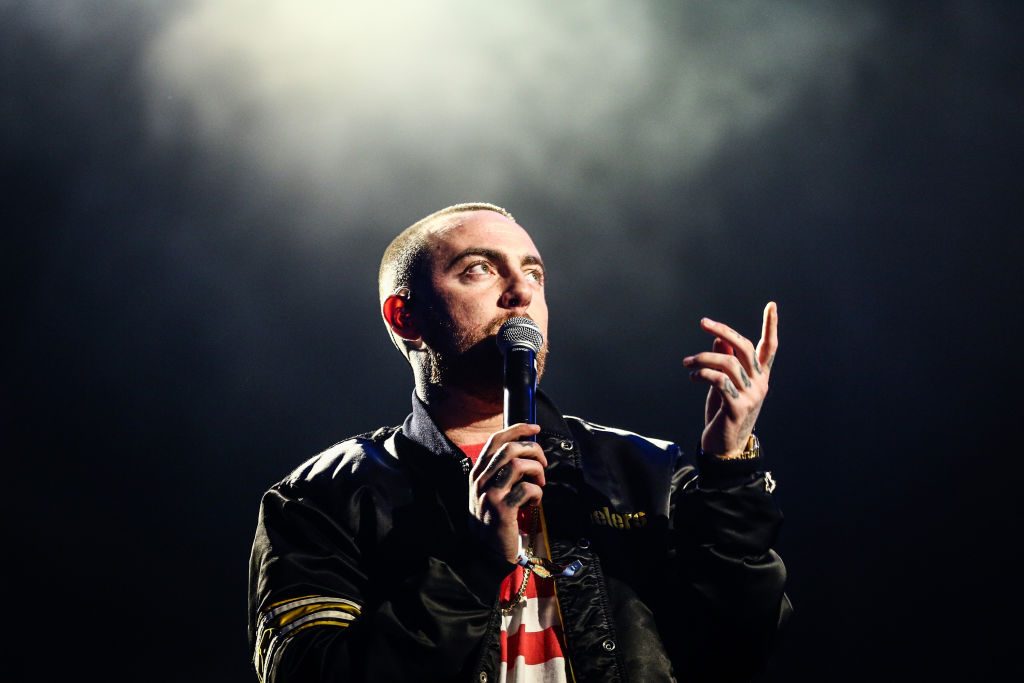 Mac Miller performs on the Camp Stage during day 1.