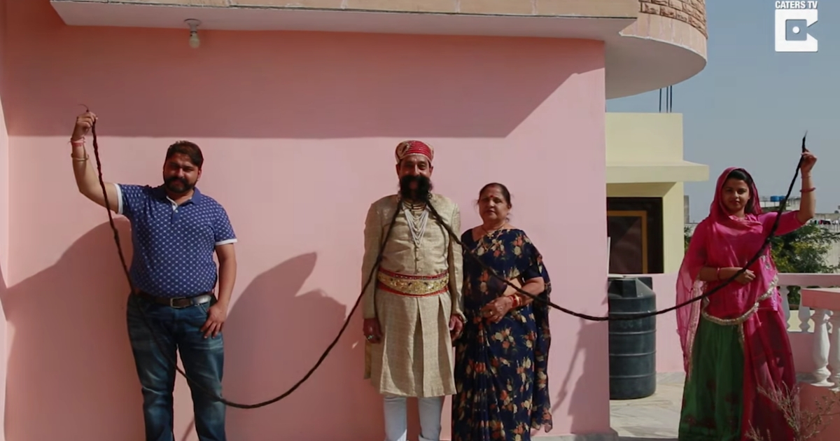 Guinness world record mustache owner, Ram Singh