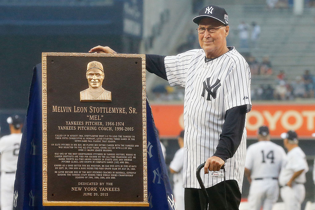 Former New York Yankee player and coach Mel Stottlemyre