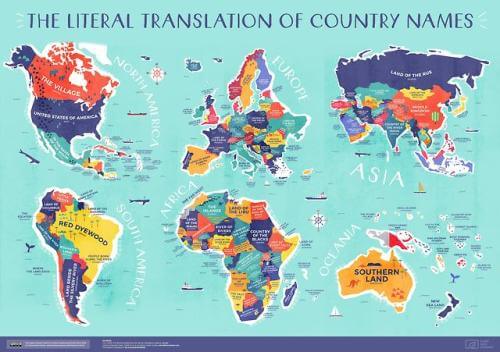 map of literal translations