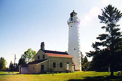 Things to do on labor day: Cana Island Lighthouse in Wisconsin's Door County, 