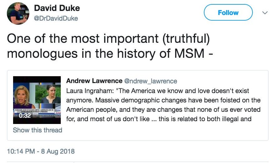 David Duke tweet