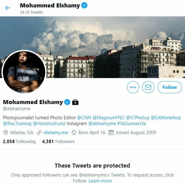 Mohammed Elshamy Twitter