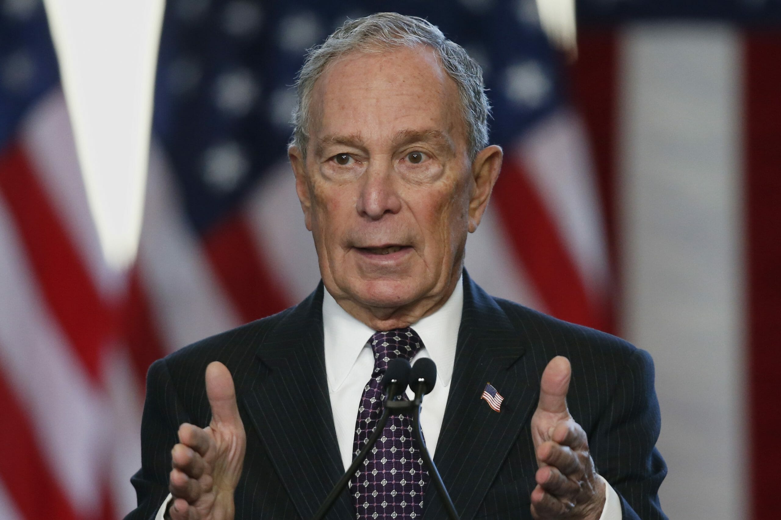 Democratic presidential candidate Michael Bloomberg